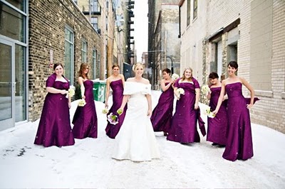 Gorgeous Winter Bridesmaid Dresses